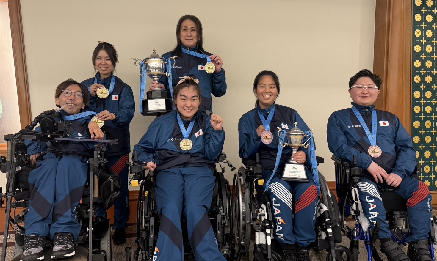 AO選手権】ペア戦 BC3 有田・一戸が金メダル、BC4 江崎・岩井が